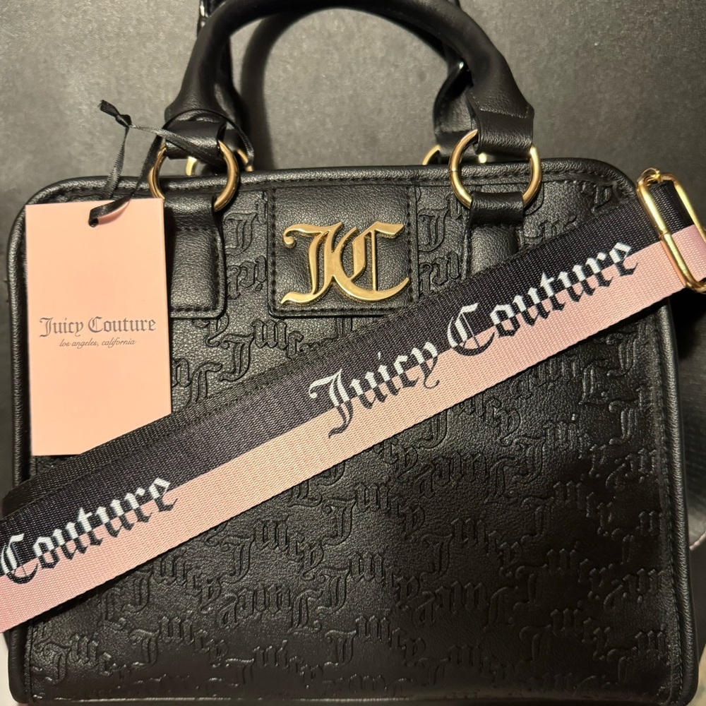 Juicy Couture Liquorice Charm City Satchel